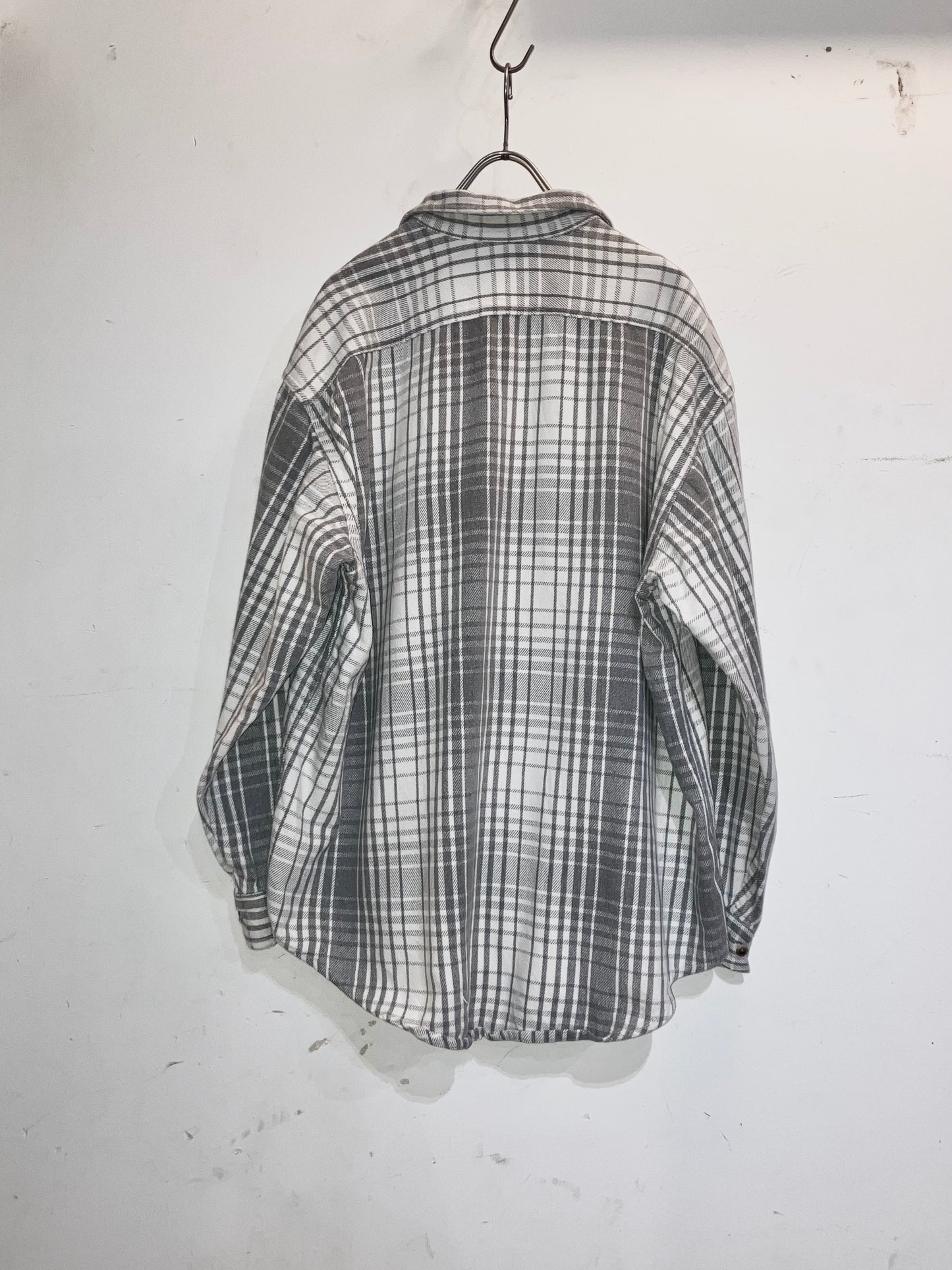 "ST JOHN'S BAY" Old Heavy Flannel Check Shirt