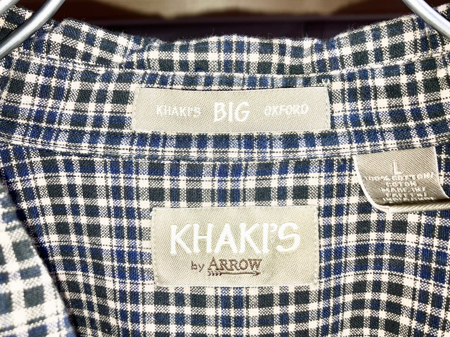 "ARROW" Old Oversized Check Shirt