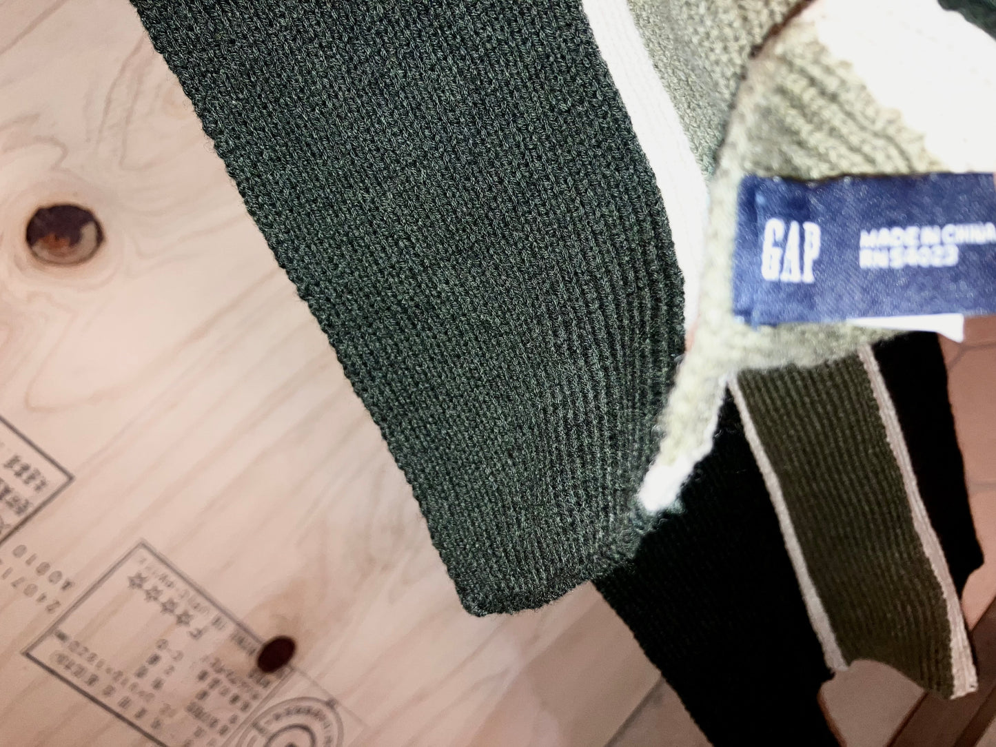 "GAP" 00s Cotton&Wool Muffler