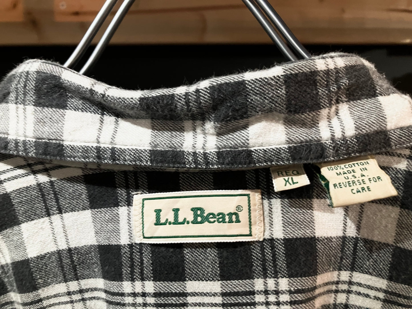 "L.L.BEAN" Old Double Fice Design Shirt