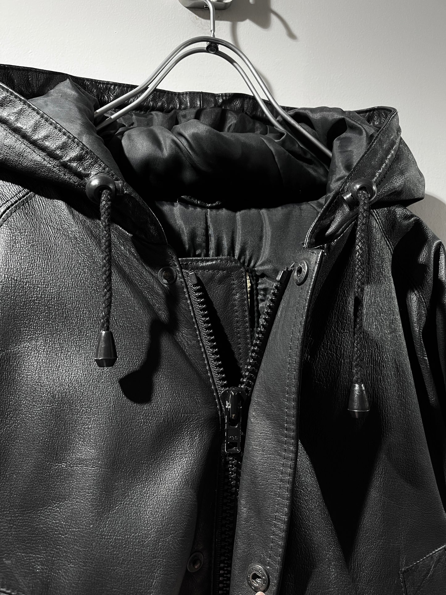 old Padded Leather Jacket