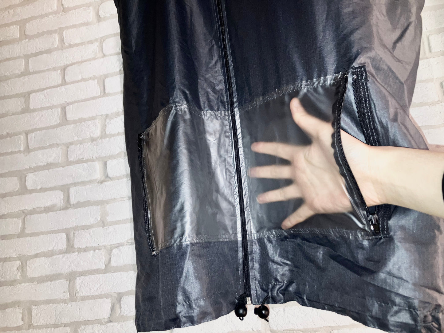 Old Design Vest "Transparent Pocket"
