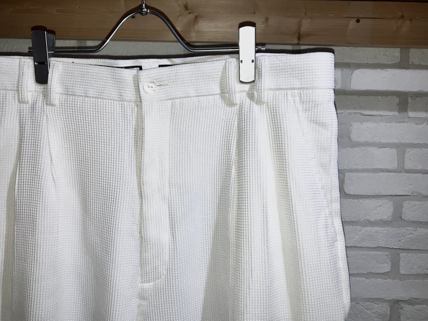 00s Design Wide Slacks "Themal Fabric!!!"