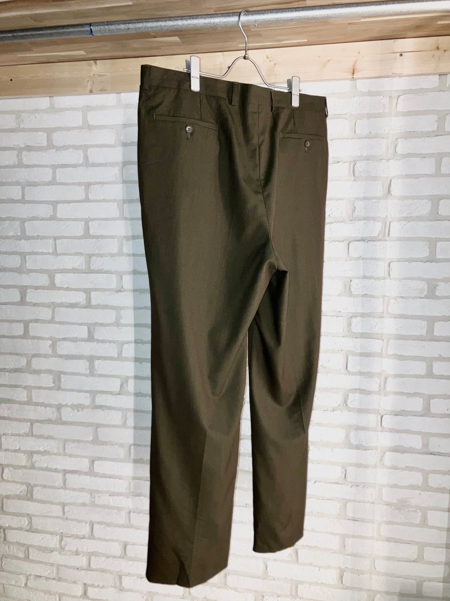 "Loro Piana" Old Iridescent Wide Slacks "Special Piece!!!"
