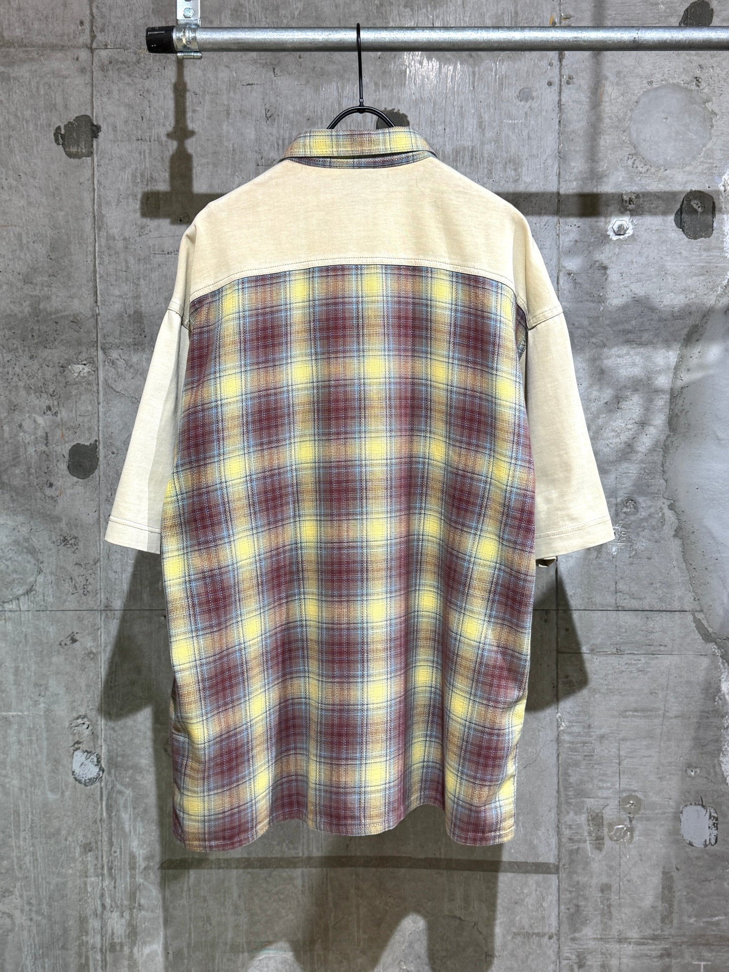 Vintage Euro Zip-up Plaid Shirt