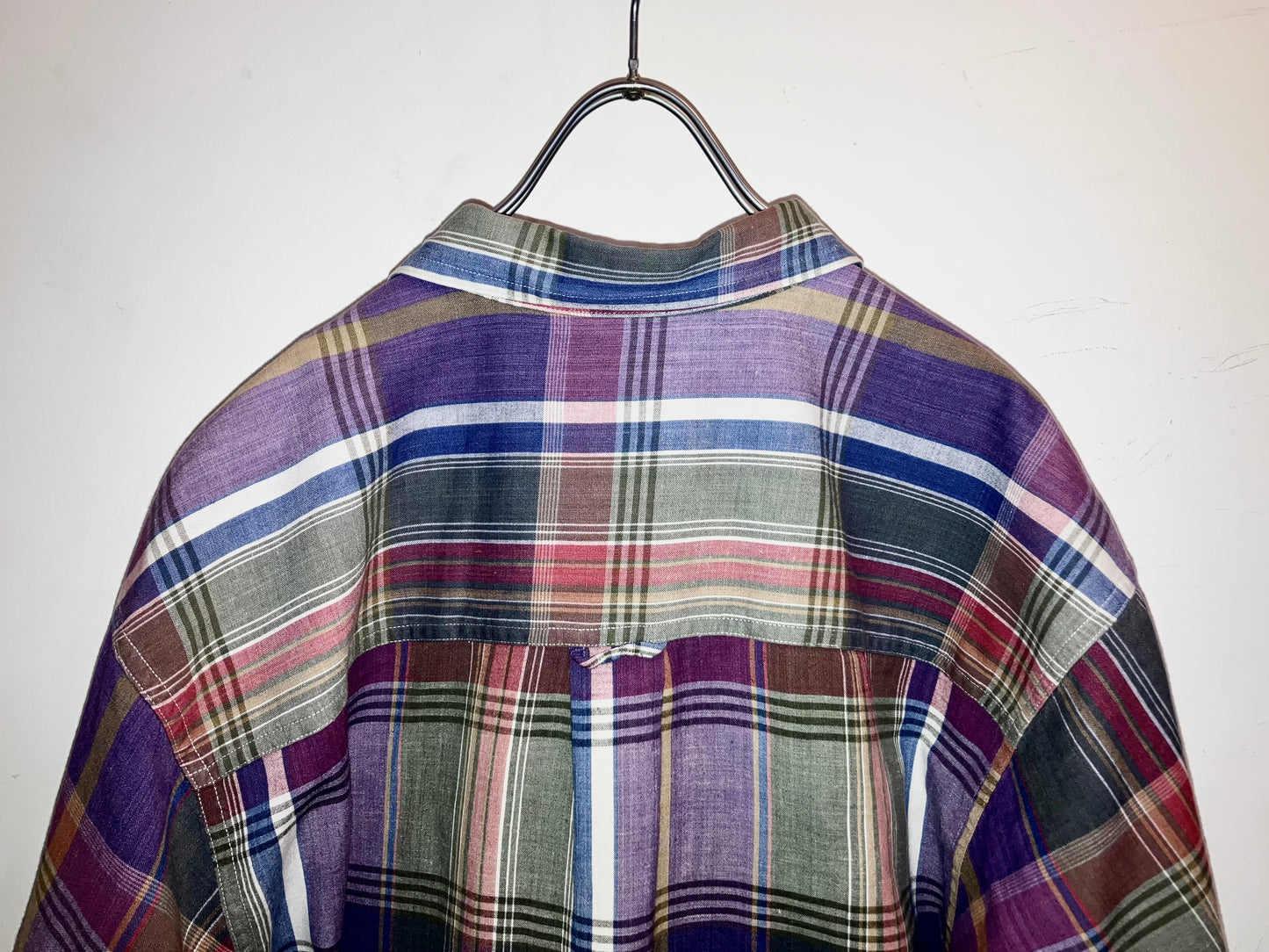 "Eddie Bauer" Old Madras Check Shirt