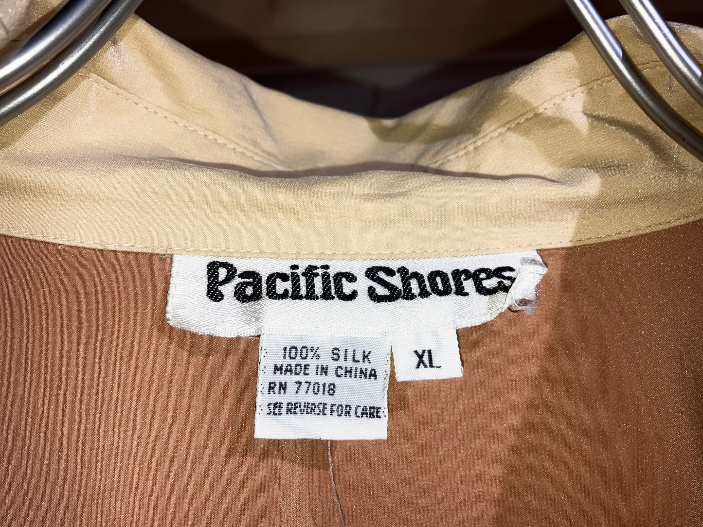 Old Crazy Pattern Silk Shirt