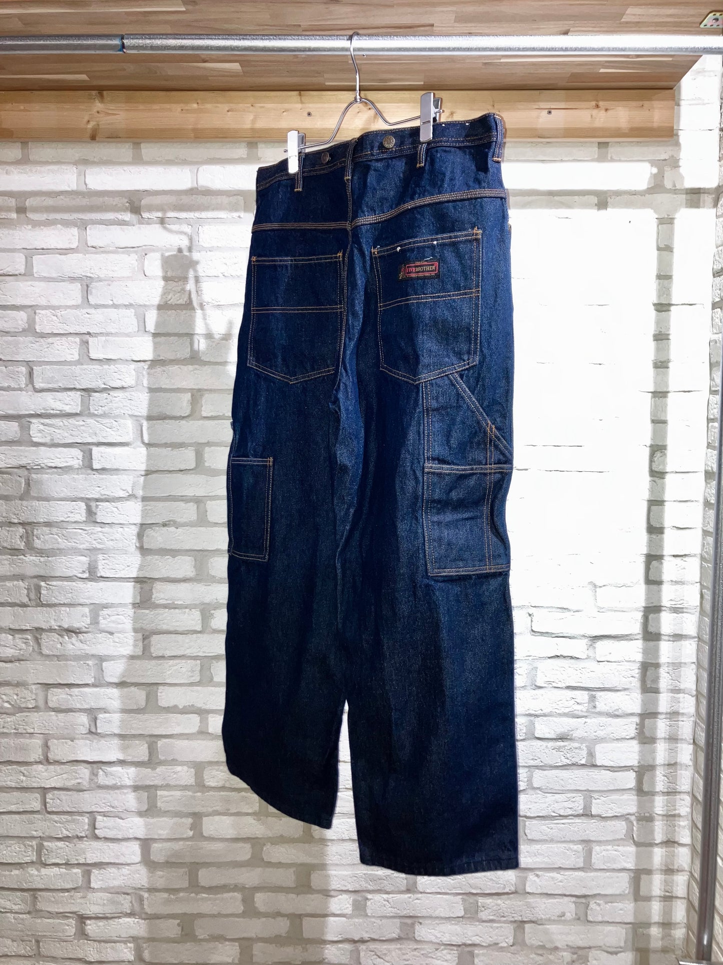 "FIVE BROTHER" 00s Denim Painter Pants