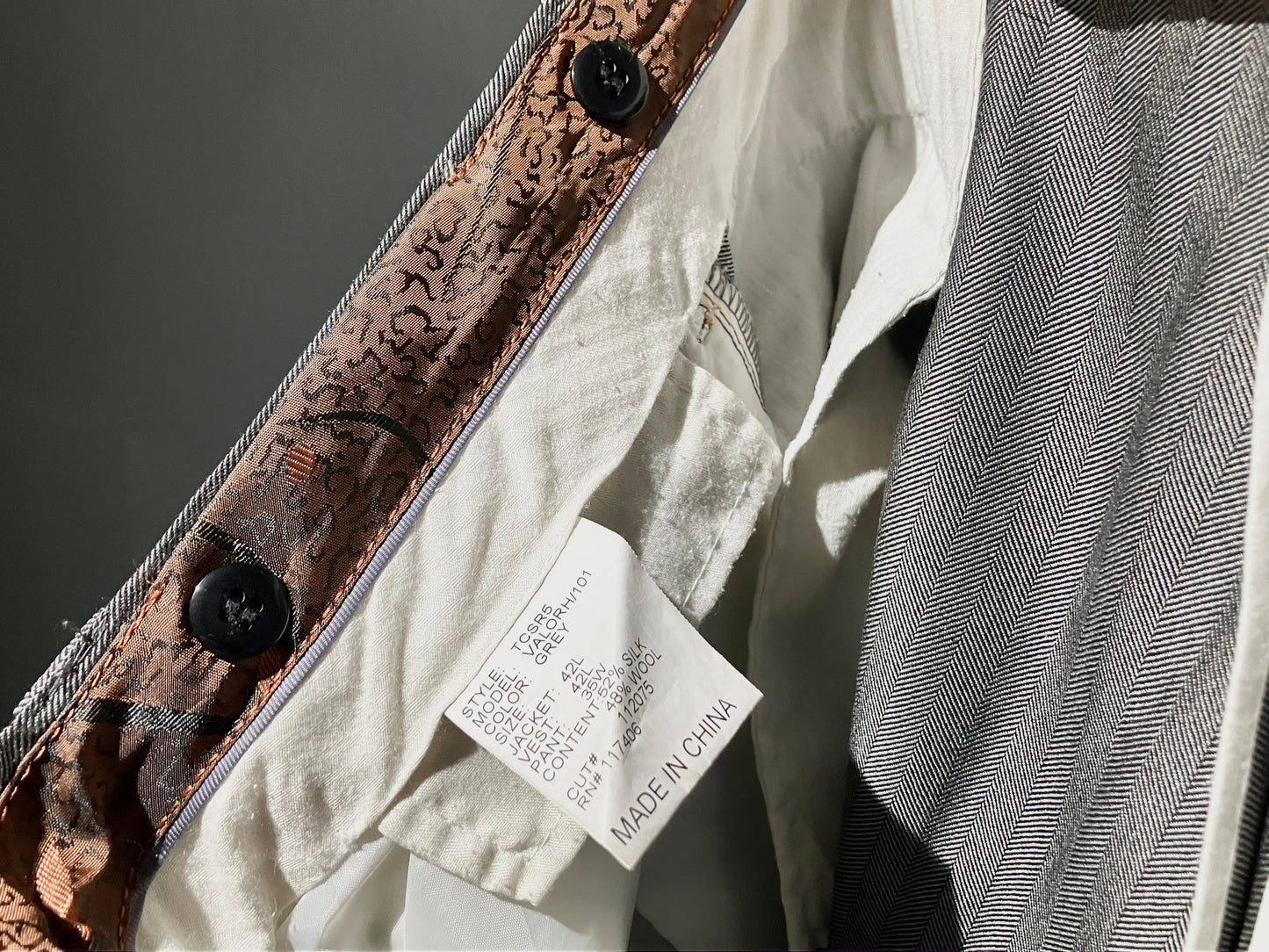 Old Silk&Wool Wide Slacks