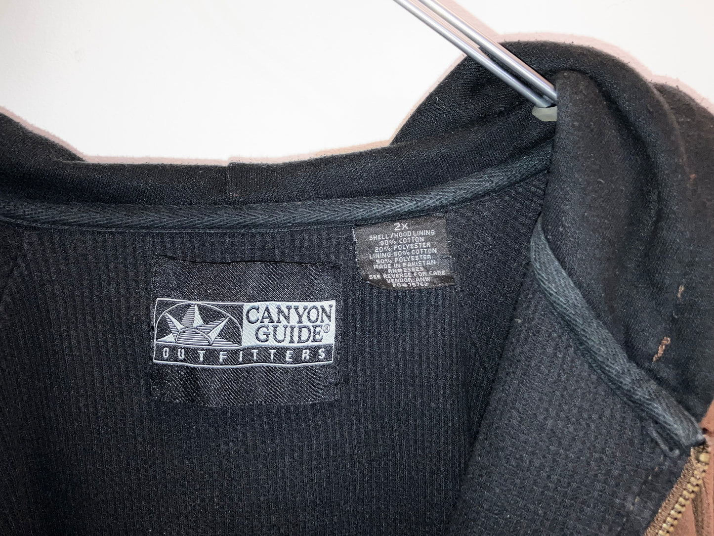 00s Oversized Double Face Zip Hoodie