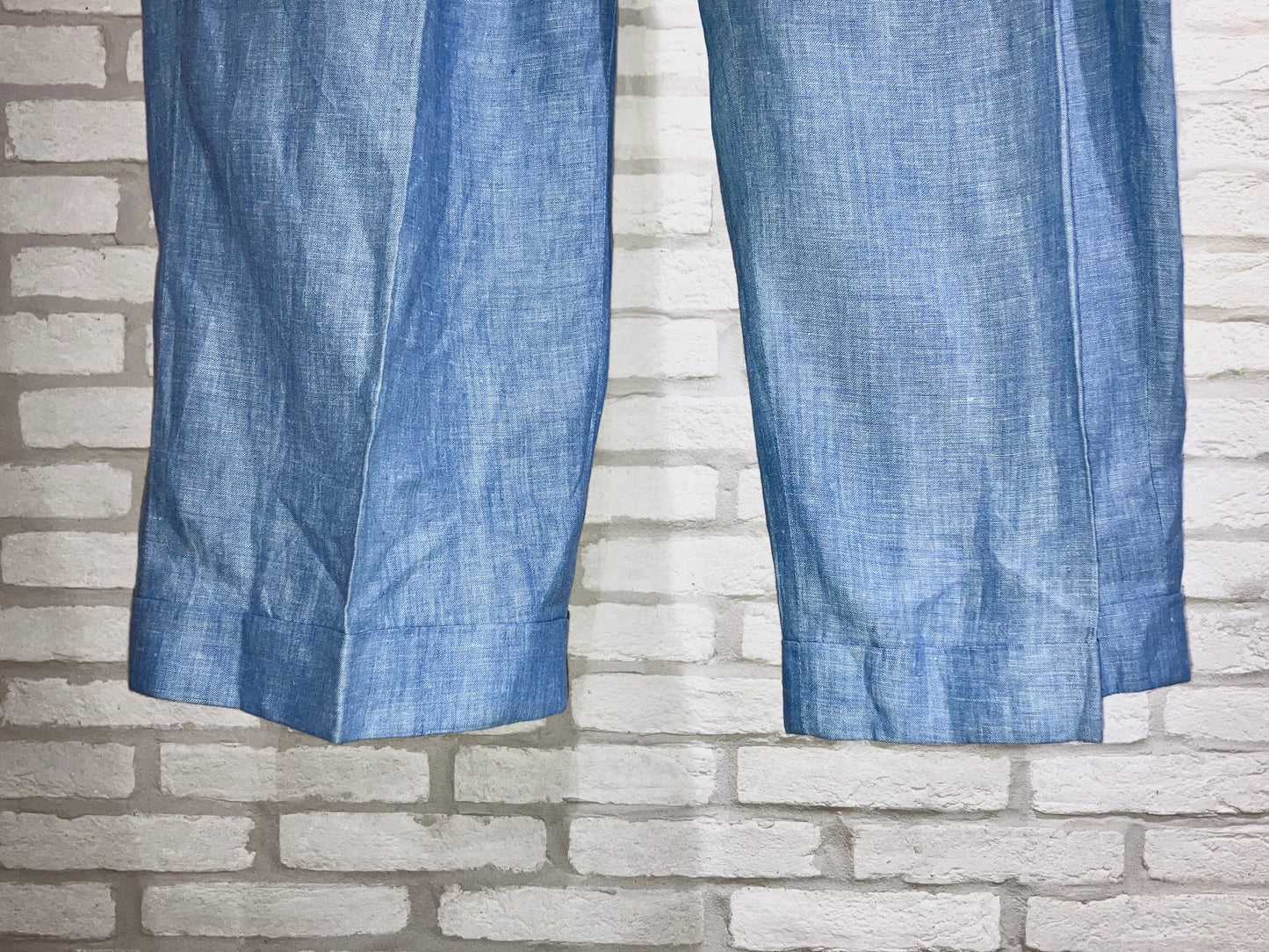 Old Super Wide Nice Color Linen Slacks