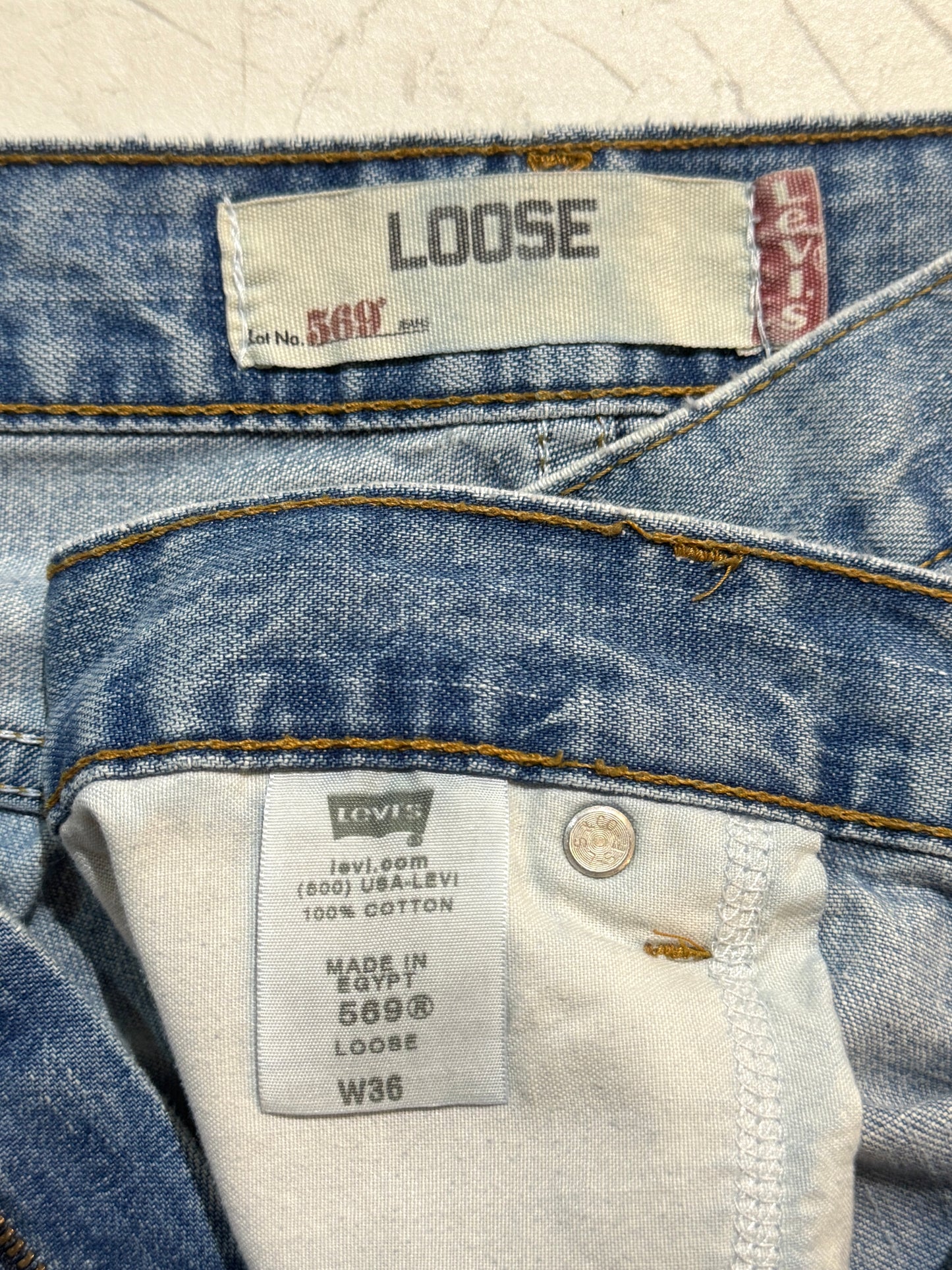 Levi's 569 Graffiti Shorts