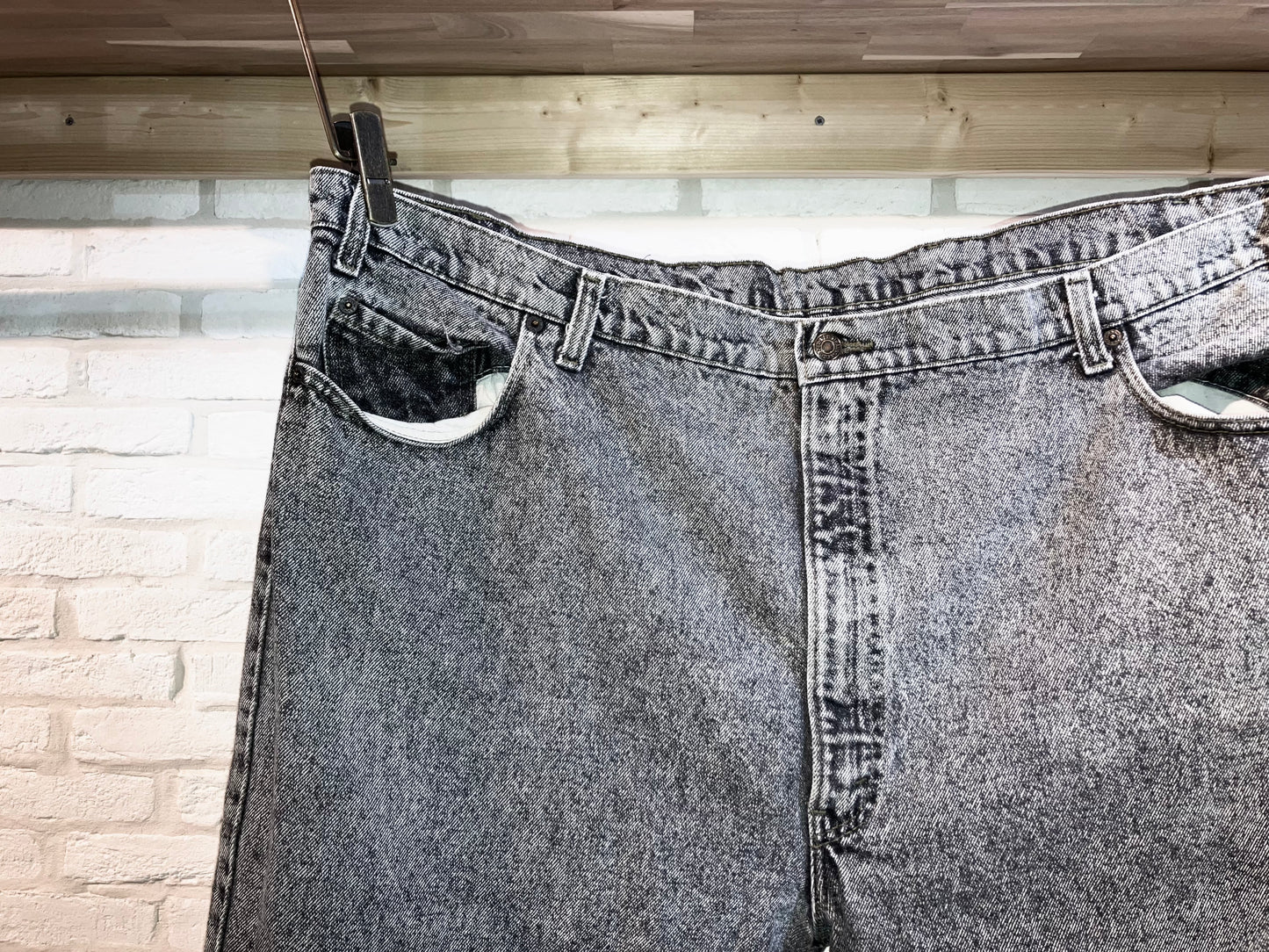 "Levi's" Old Chemical Wash Denim Pants "Super Big Size!!!"