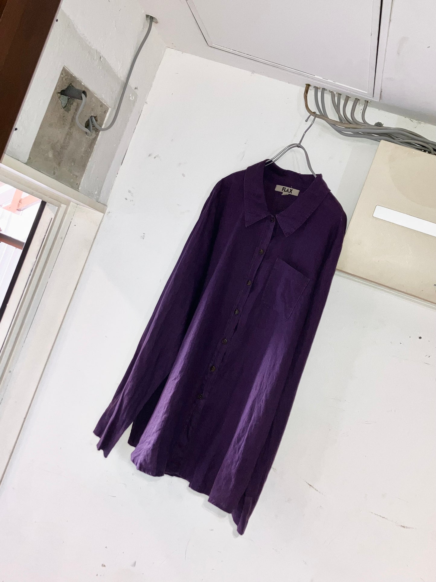 "FLAX" Old Nice Color Linen Shirt