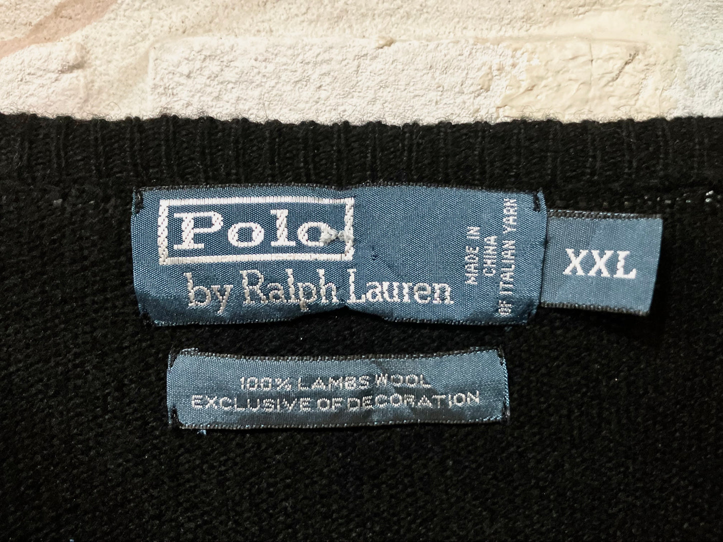 "Polo by Ralph Lauren" Old Oversized Lamds Wool Knit
