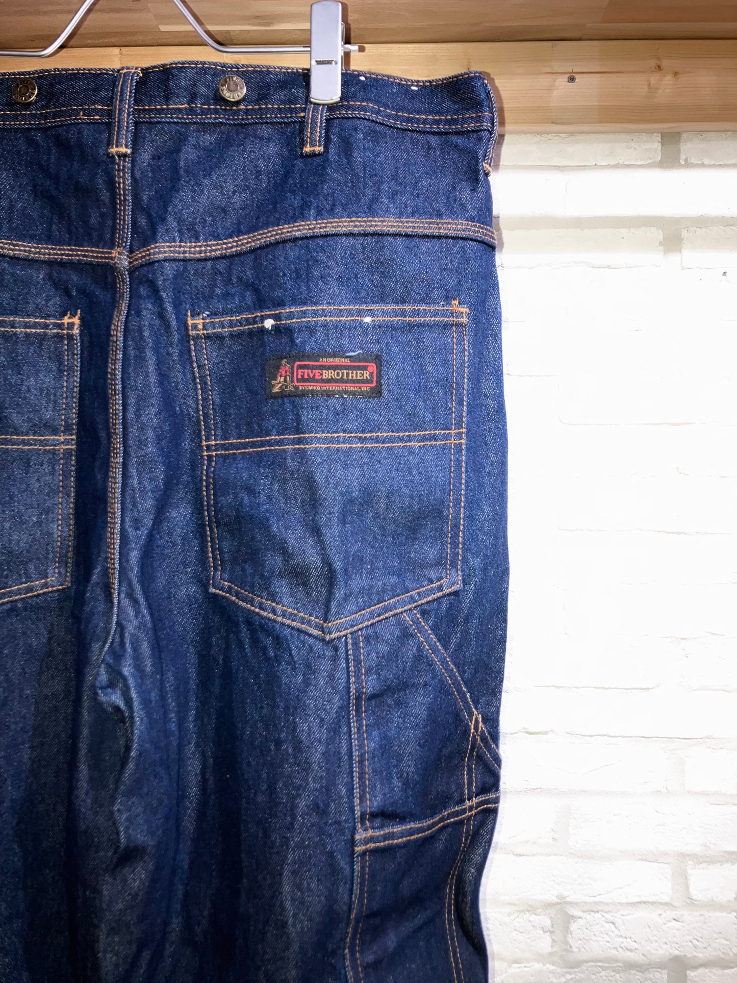 "FIVE BROTHER" 00s Denim Painter Pants