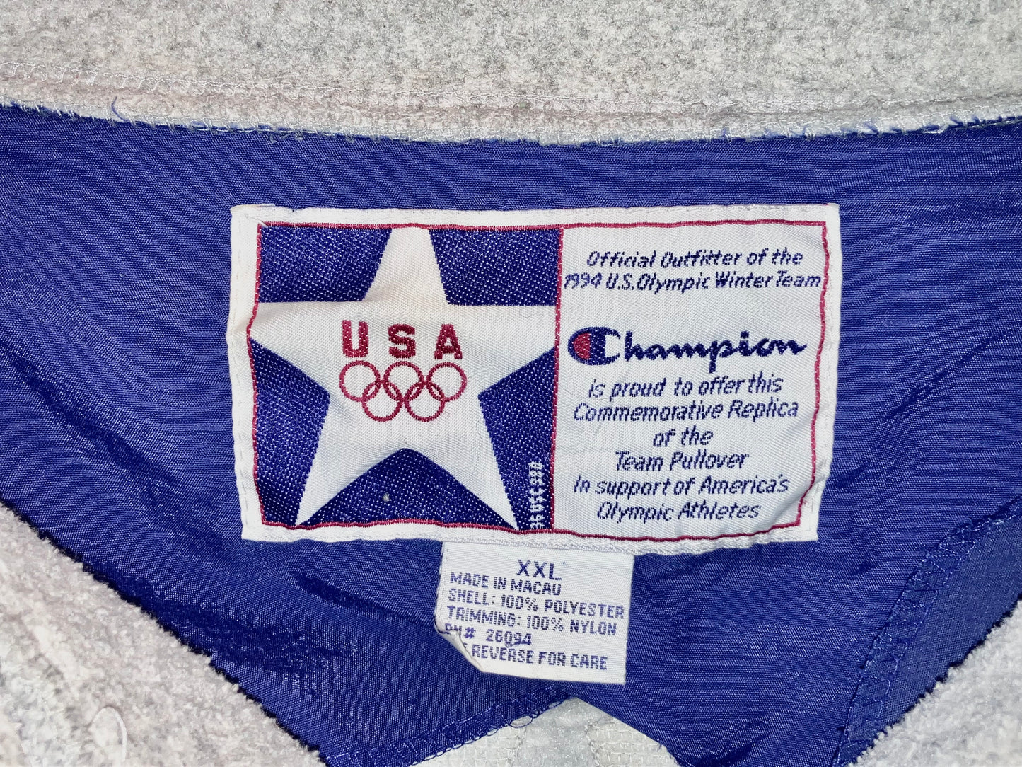 "Champion" Old Super Big Fleece Tops "Snap Tee Style"