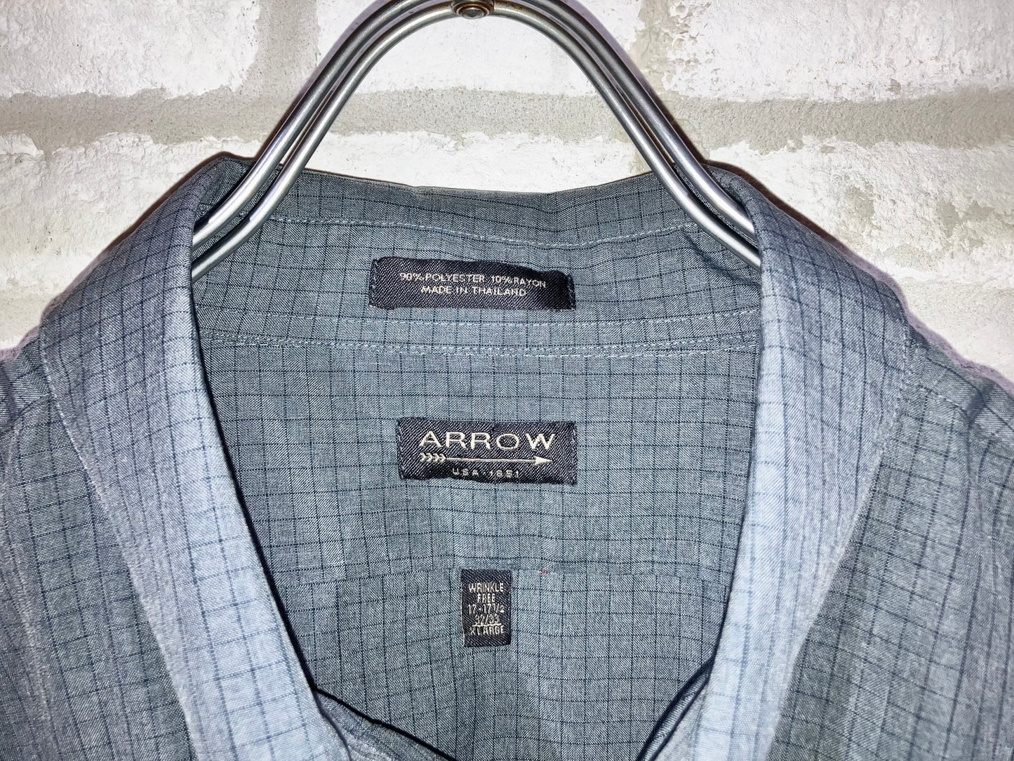 "ARROW" 00s Graph Check Shirt