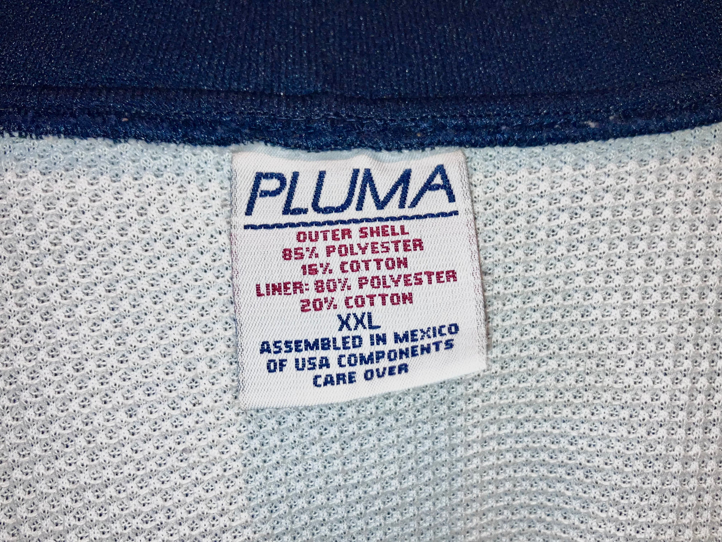 "PLUMA" Old Oversized Design Tharmal Liner Zip Up Hoodie