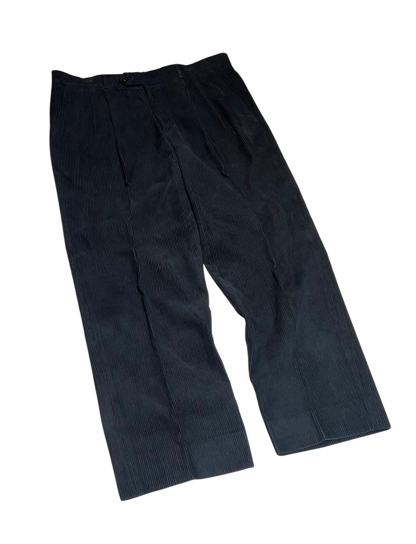 Old Black Cord Trousers