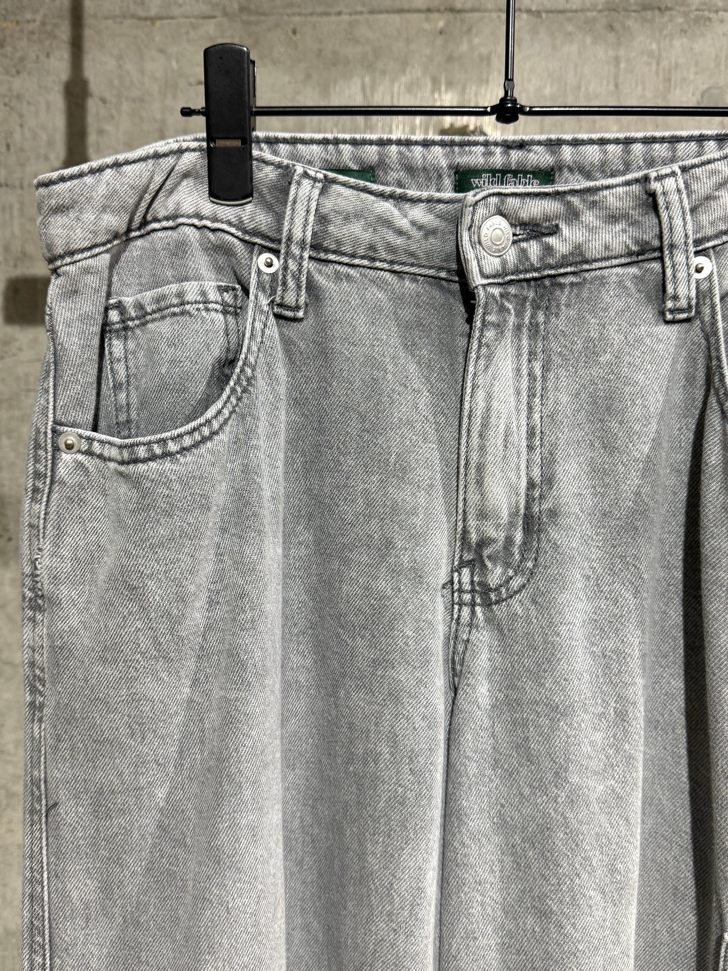 Baggy Cargo Denim Pants