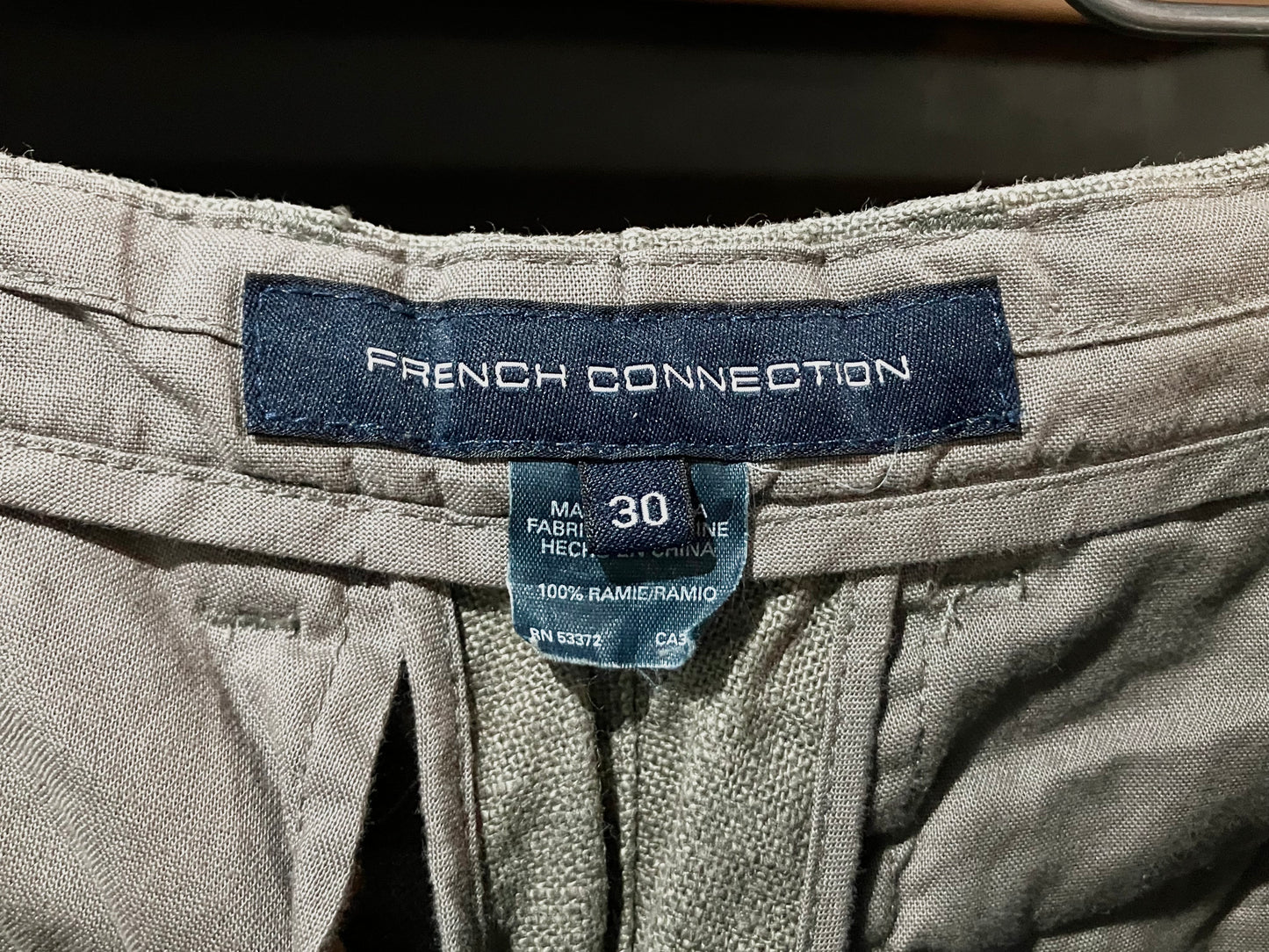 "FRENCH CONNECTION" 00s Design Ramie Pants