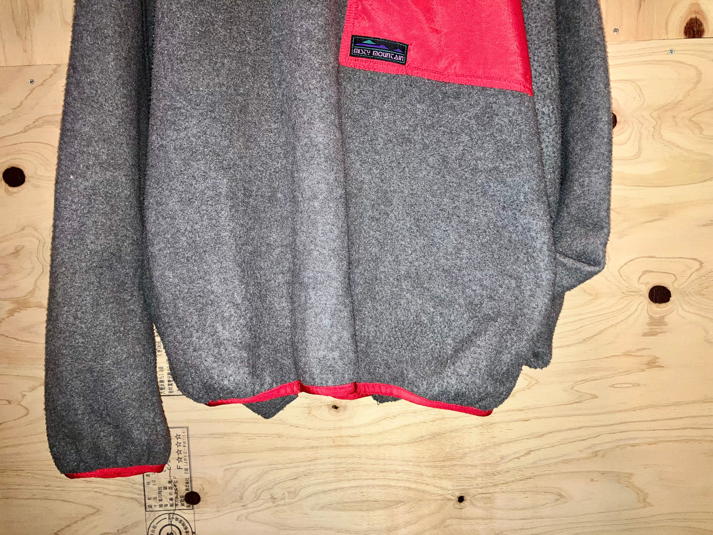 Old Half Button Fleece Tops