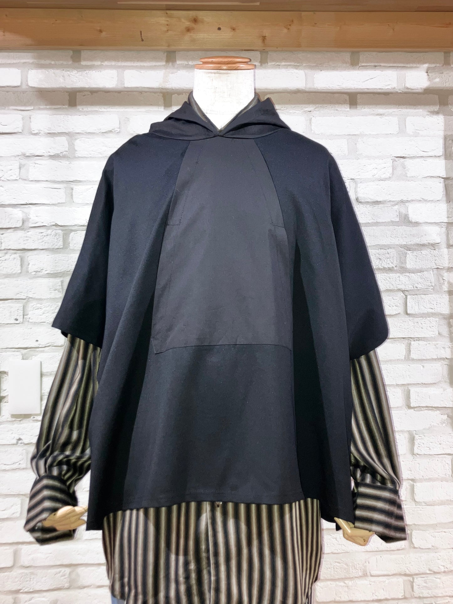 "claiborne" 00s Stripe Rayon Shirt