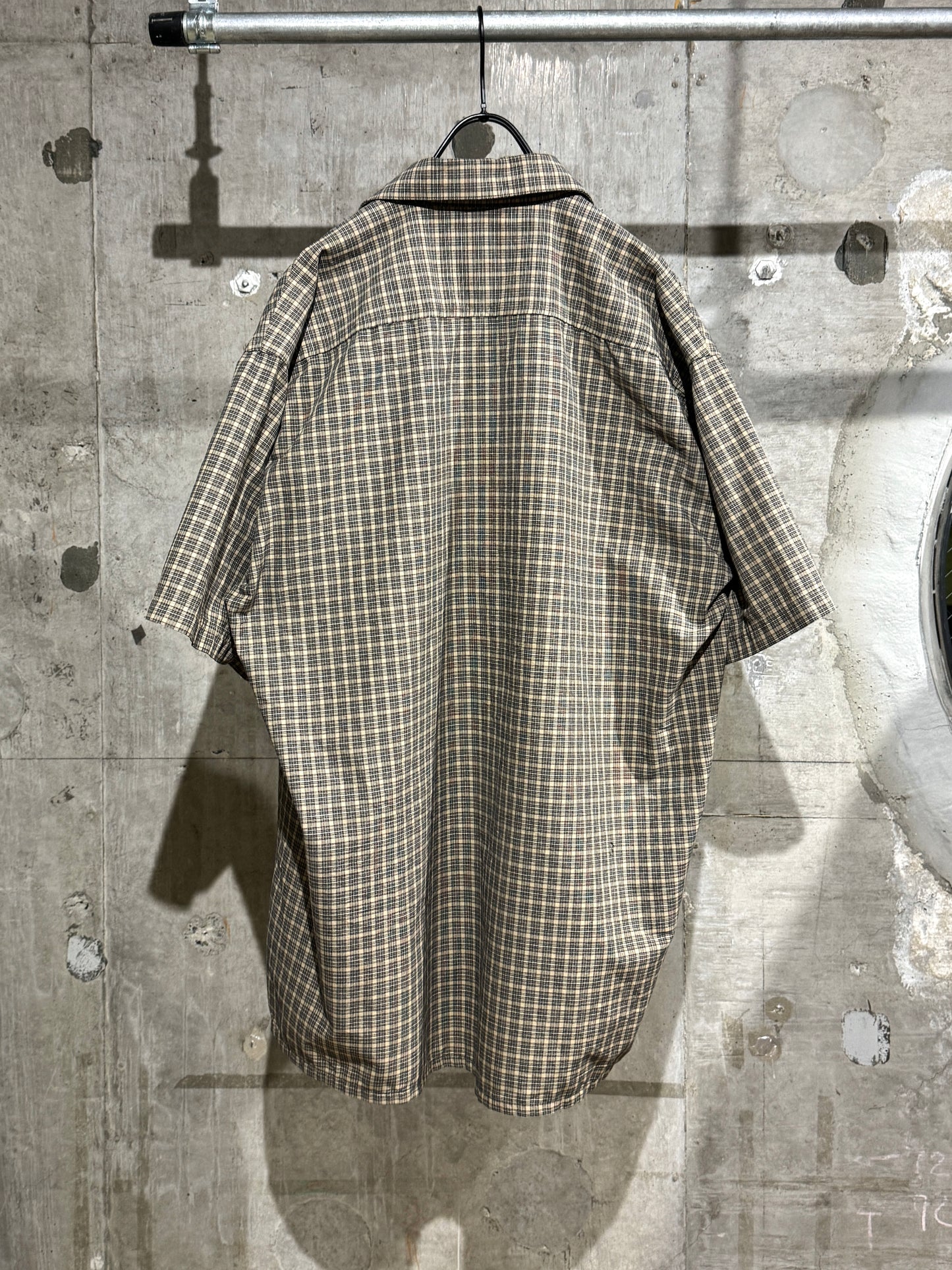 Old Dickies Plaid Open Collar Shirt