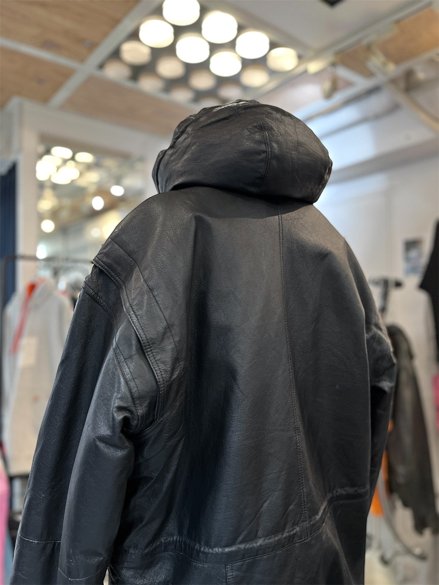 old Padded Leather Jacket