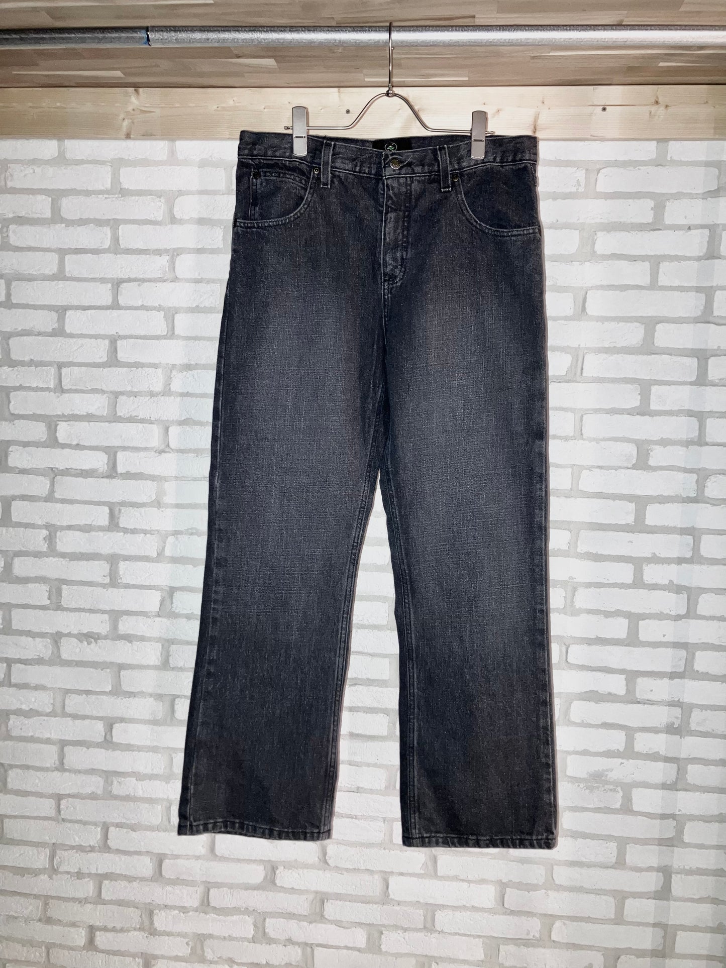00s Plain BLK Denim Pants