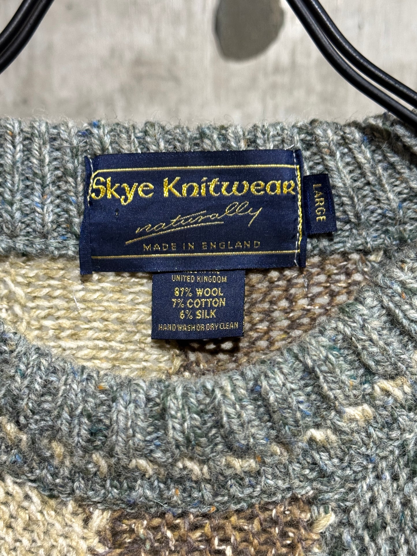 Old England made Wool Striped Sweater