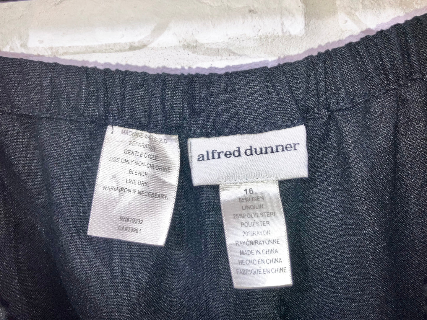 "alfred dunner" Old Linen&Rayon EZ Pants