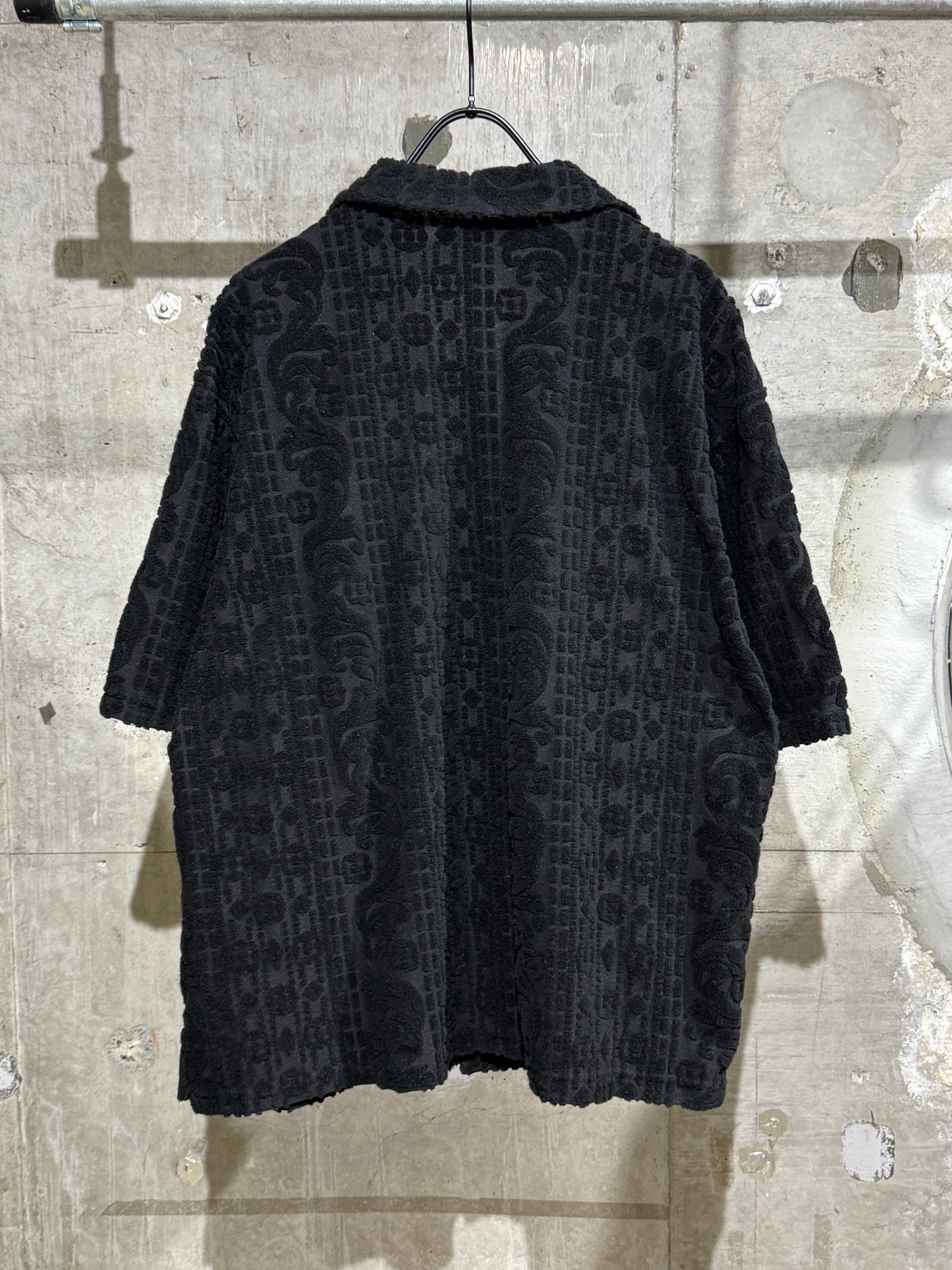 Black Pile Jacquard Shirt