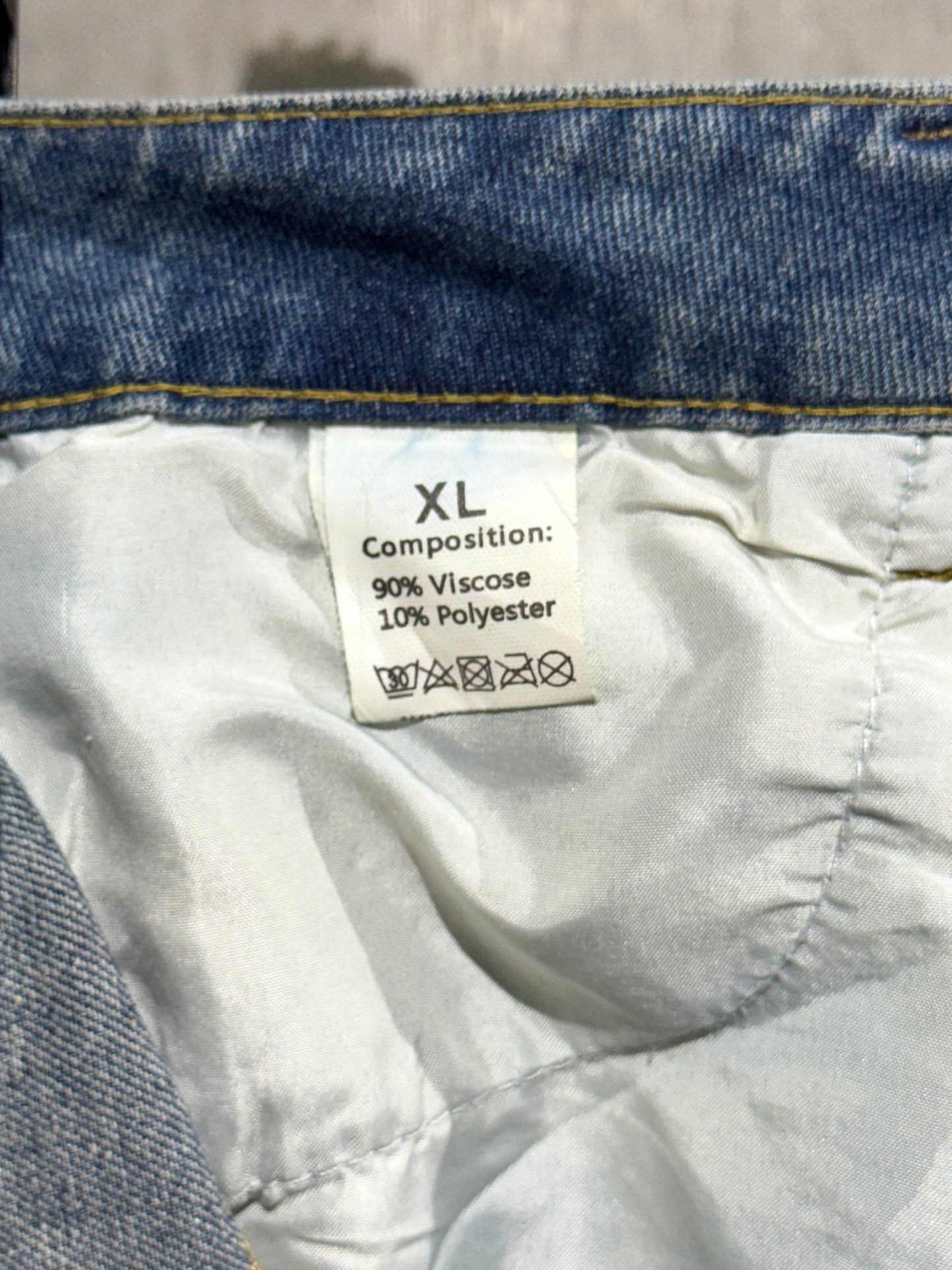 Side Fringe Denim Pants