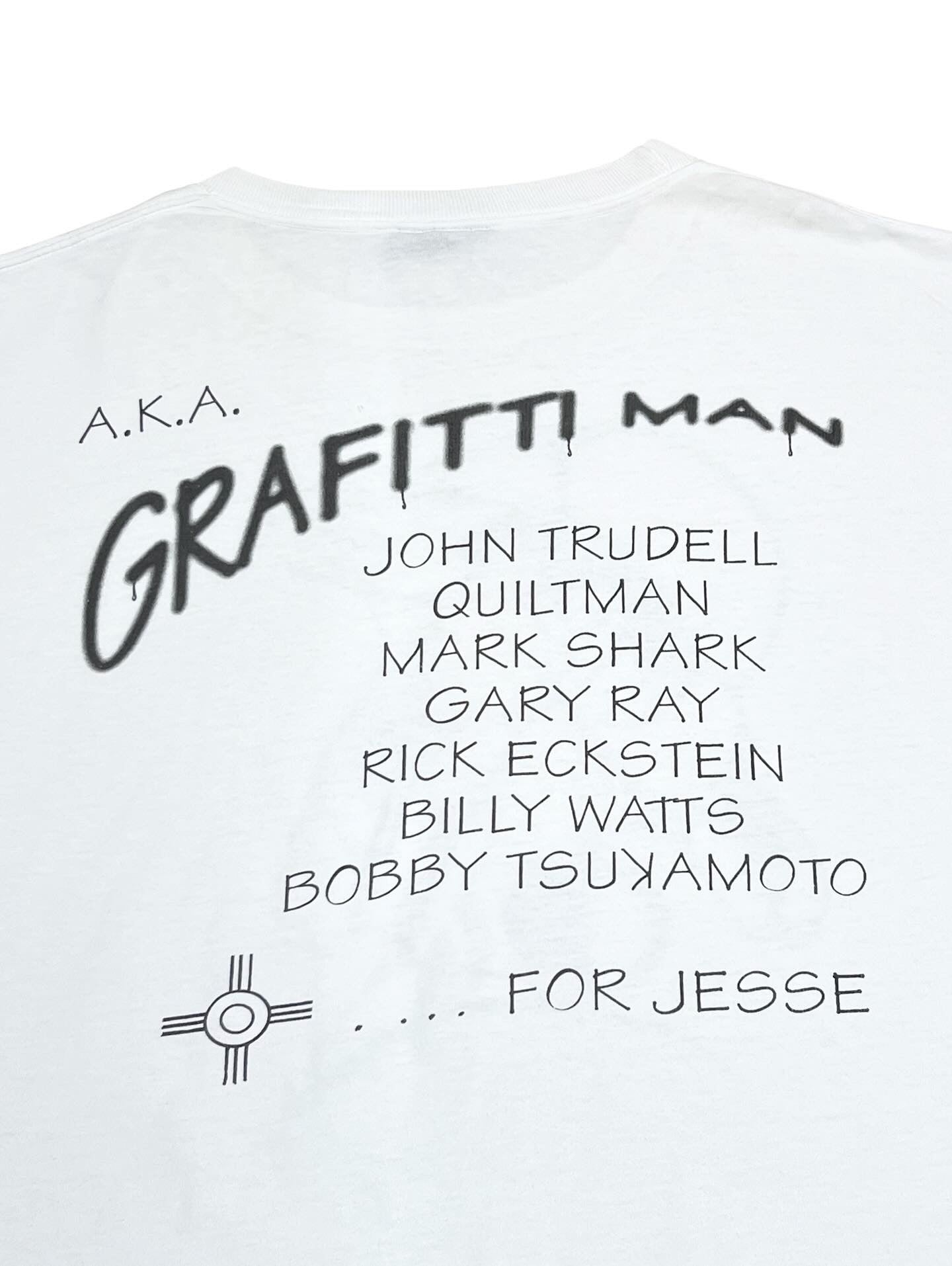 90s Vintage Graffiti Man Printed Tee