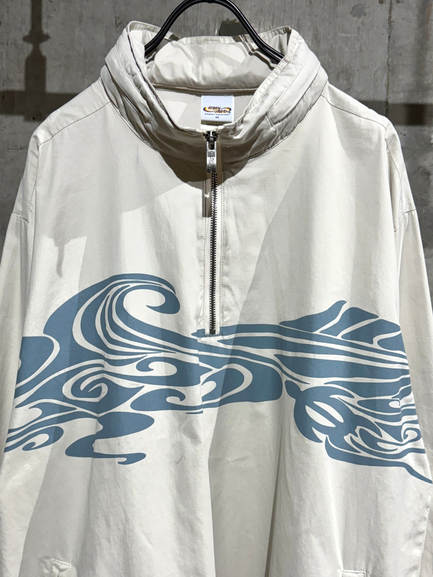 90s Vintage Crazy Shirt Half-zip Pullover