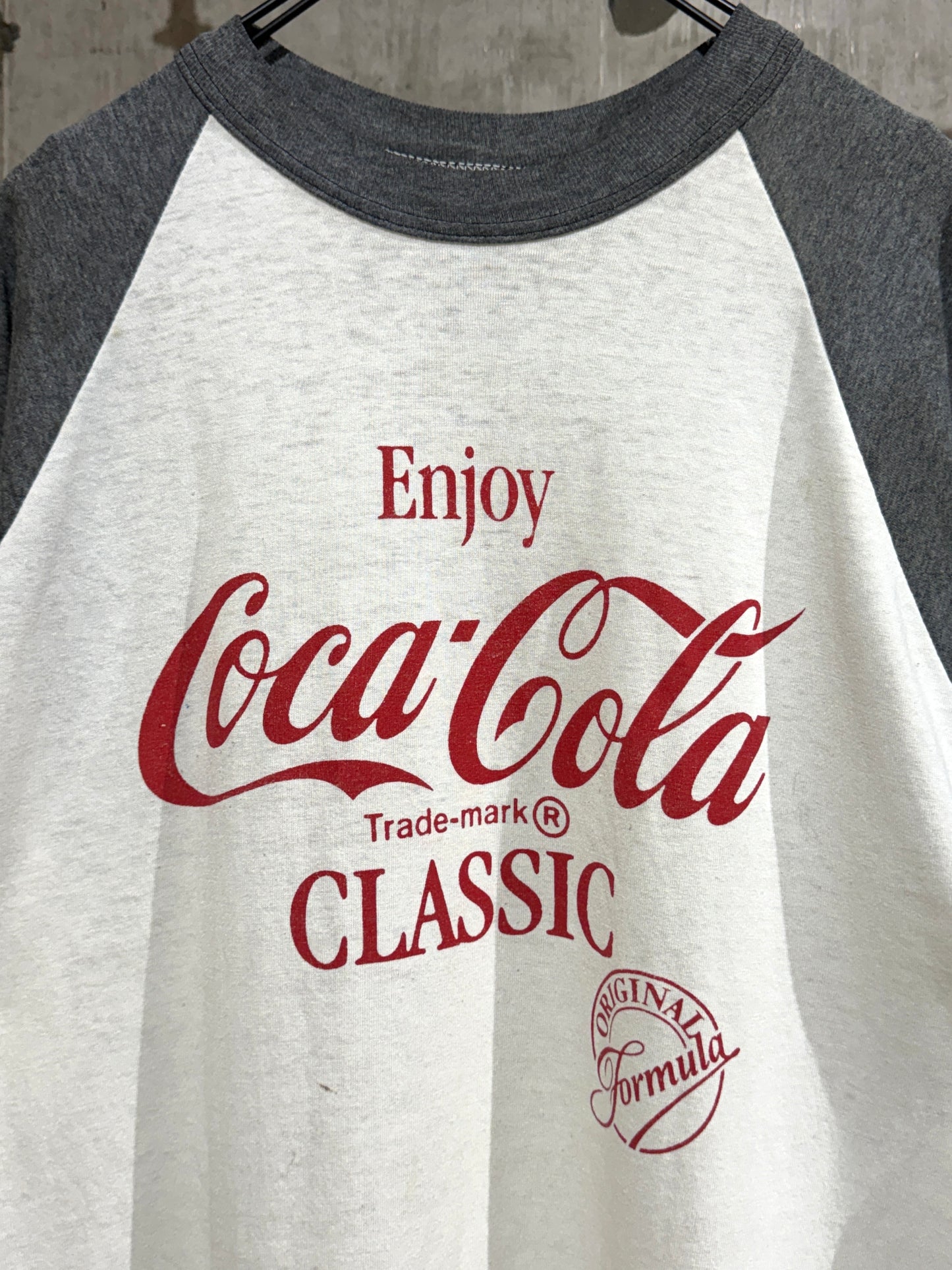 Coca Cola Three Quarter Sleeve Long Tee