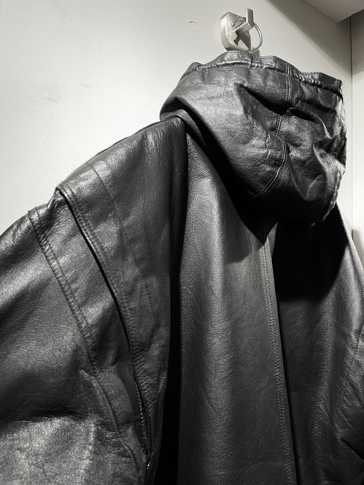 old Padded Leather Jacket