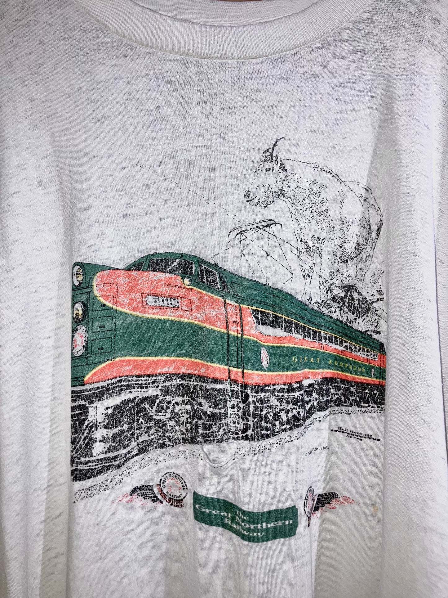 Old Oversized Printed Tee