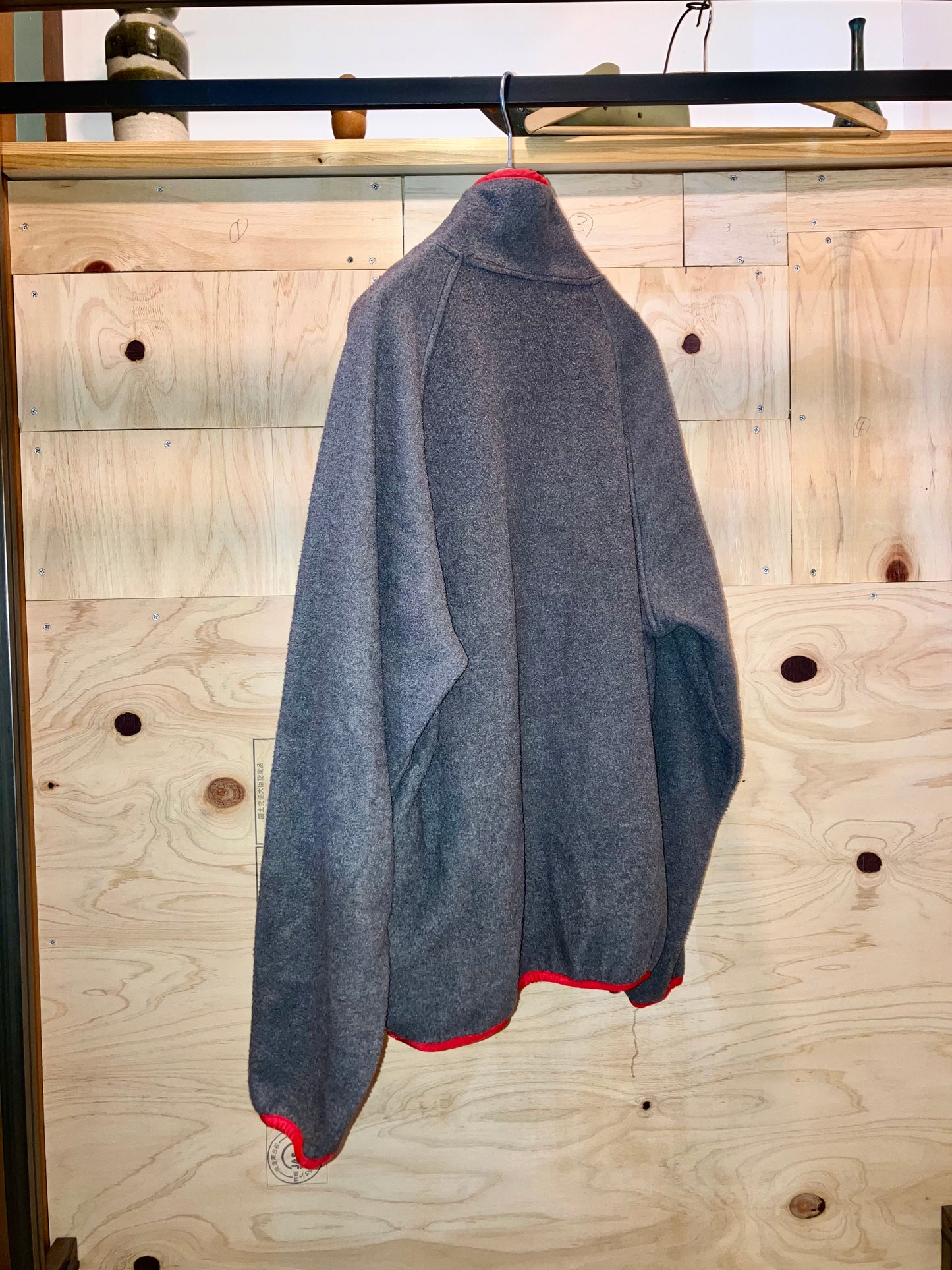 Old Half Button Fleece Tops