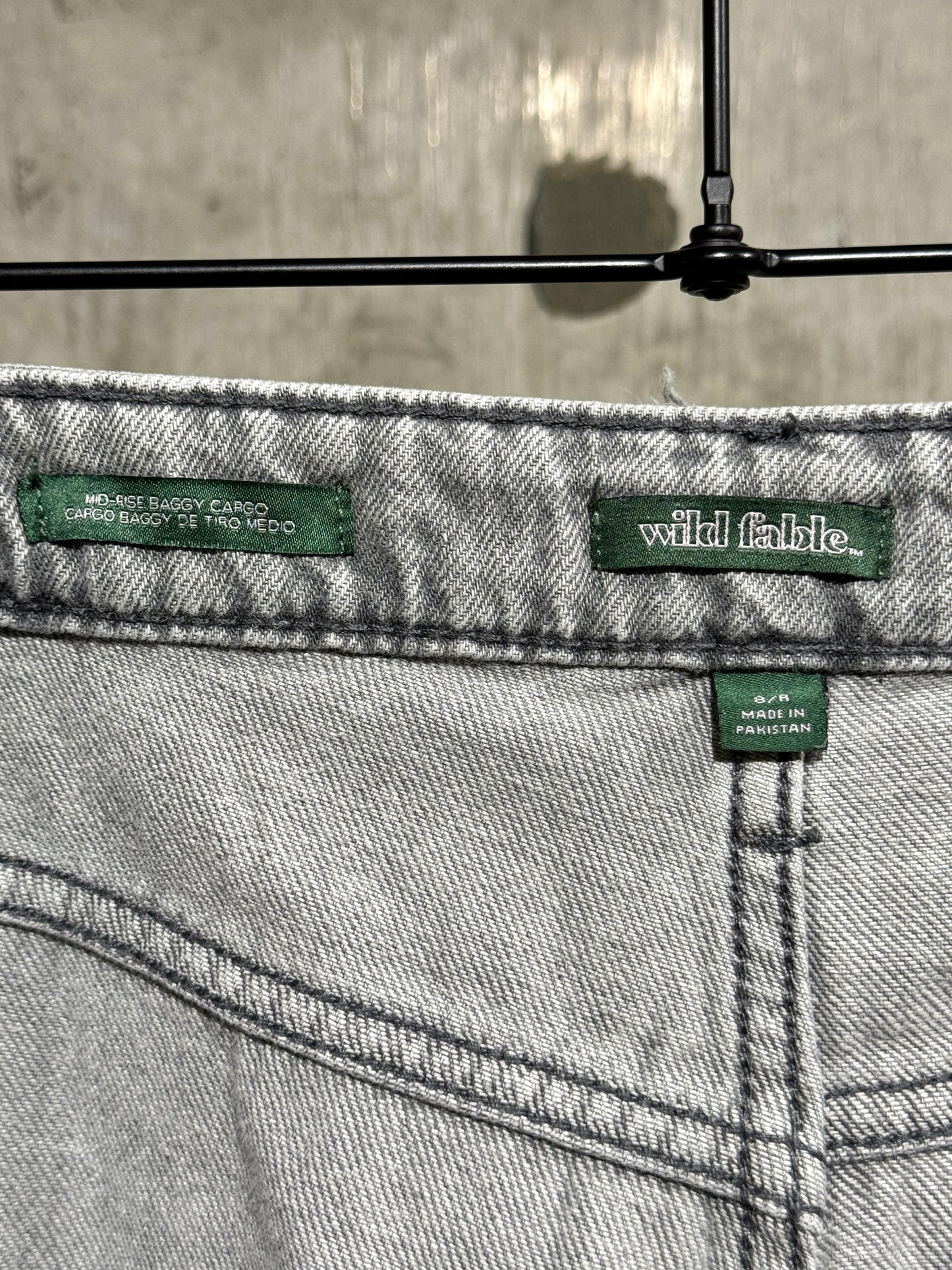 Baggy Cargo Denim Pants