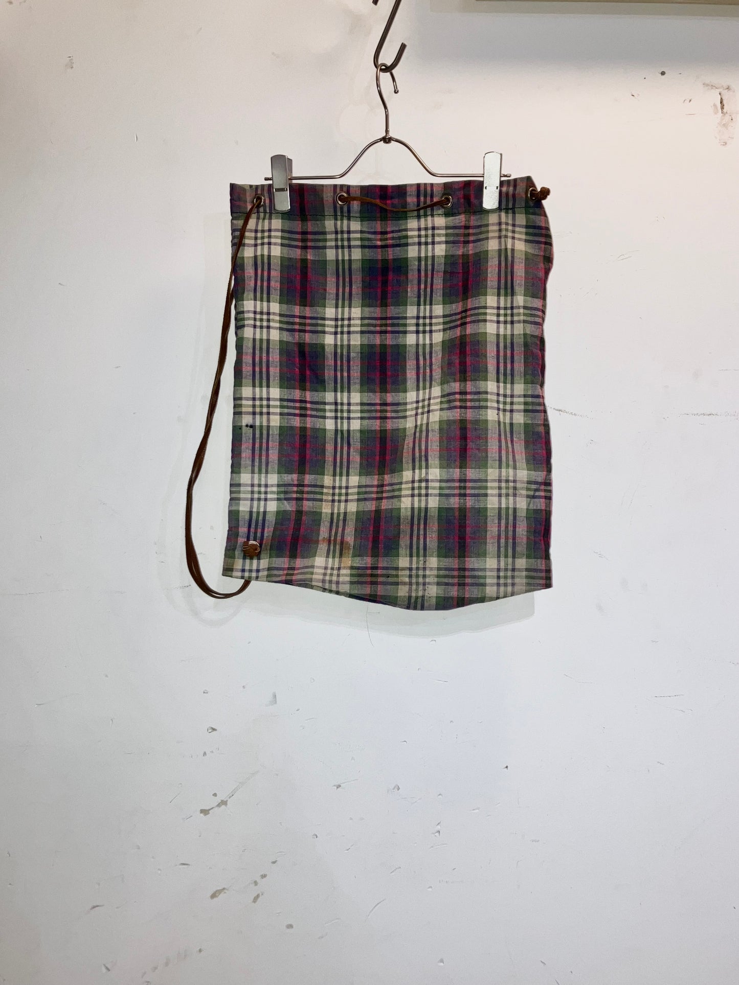"J.CREW" Old Madras Check Bag