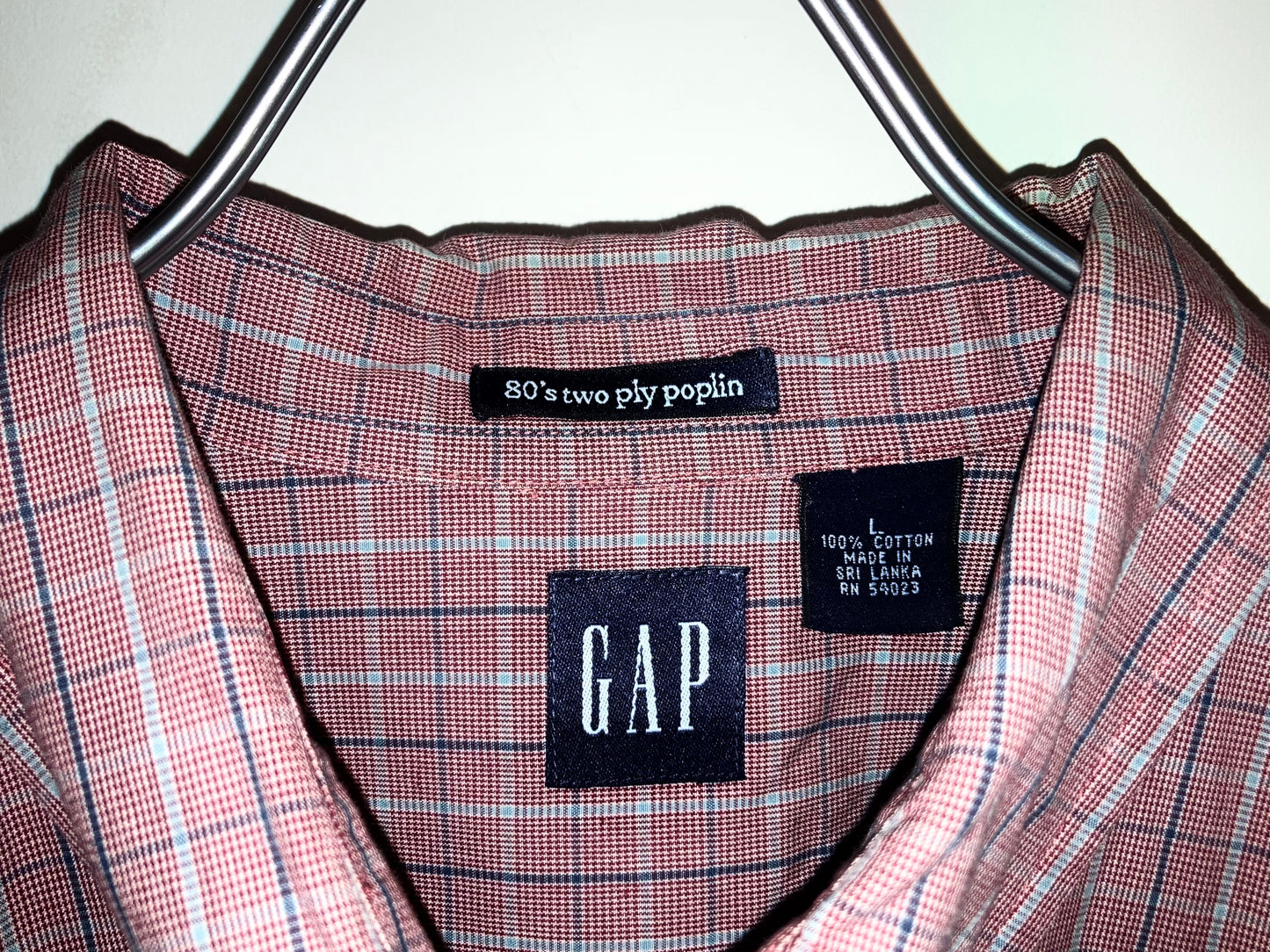 "GAP" 00s Design Check Shirt