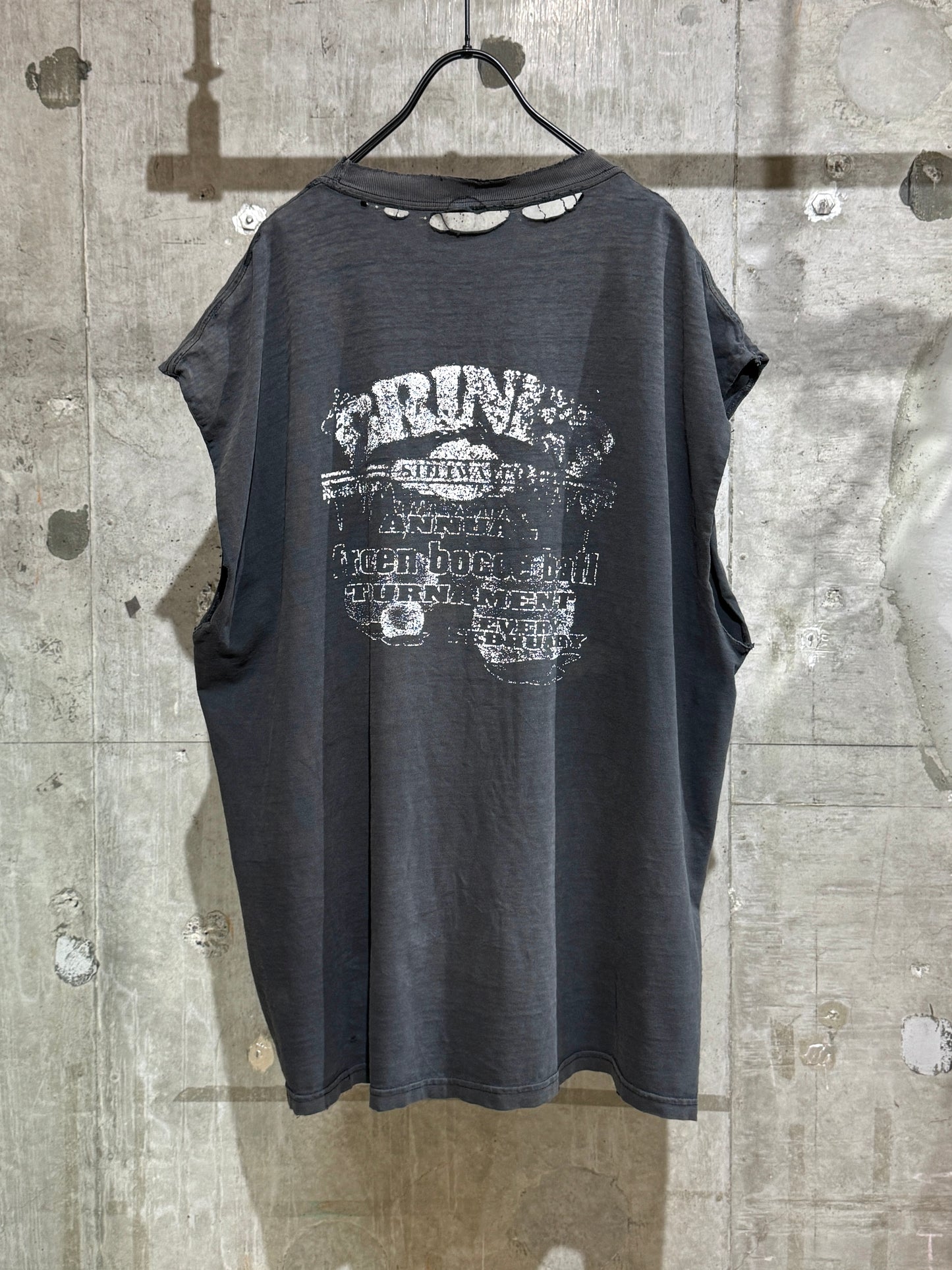 Damage Sleeveless Shirt