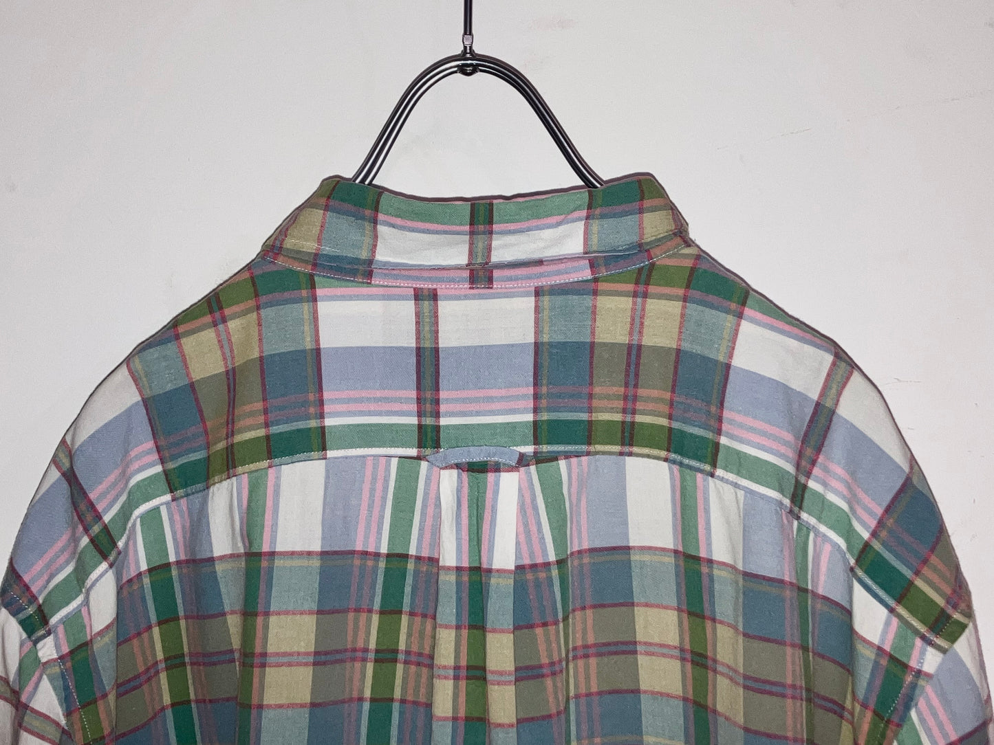 "LANDS'END" Old Check Shirt