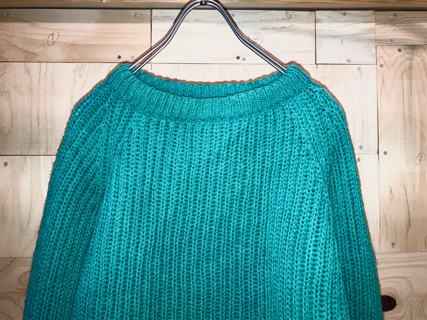 Vintage Knit Sweater "Nice Color"