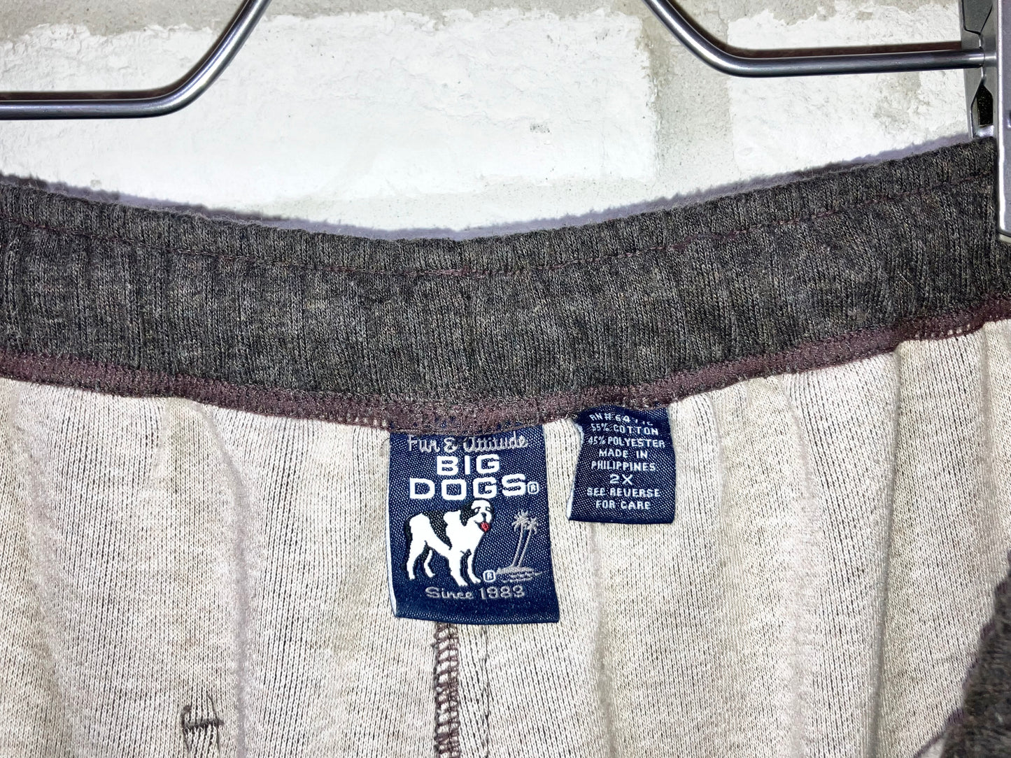 "BIG DOGS" Old Super Wide Sweat Pants