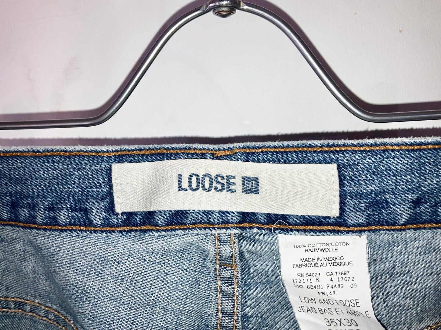 "GAP" Old Plain Wide Denim Pants