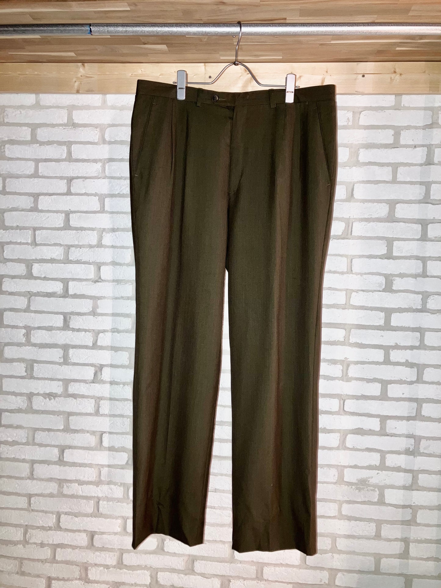 "Loro Piana" Old Iridescent Wide Slacks "Special Piece!!!"